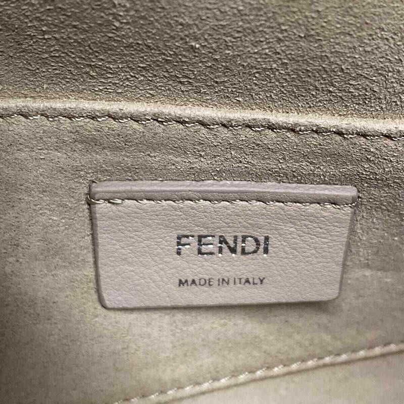 Fendi Mini Kan I Light Blue Calf