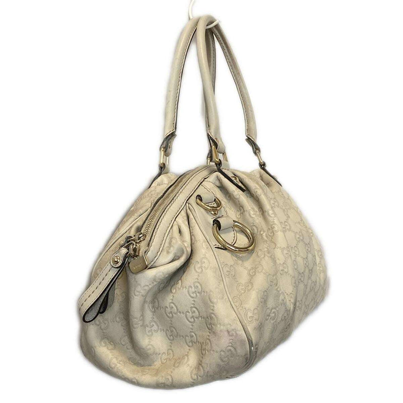 Gucci Sukey Cream Leather - Handbag