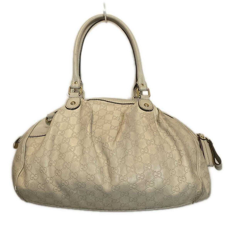 Gucci Sukey Cream Leather - Handbag