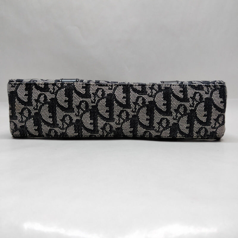 Christian Dior Hand Bag Black Canvas