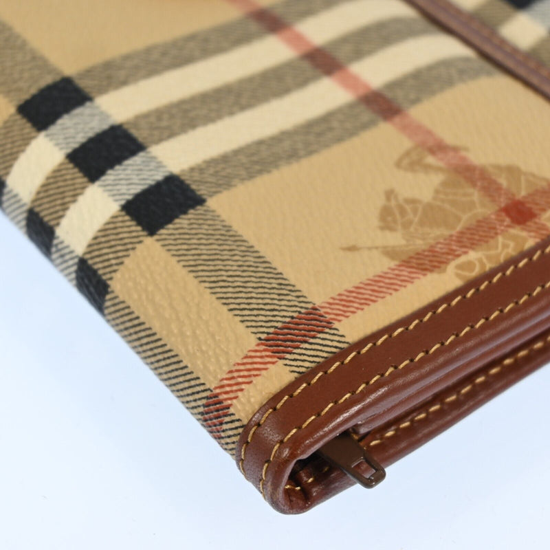 Burberry Nova Check Beige Pvc Leather