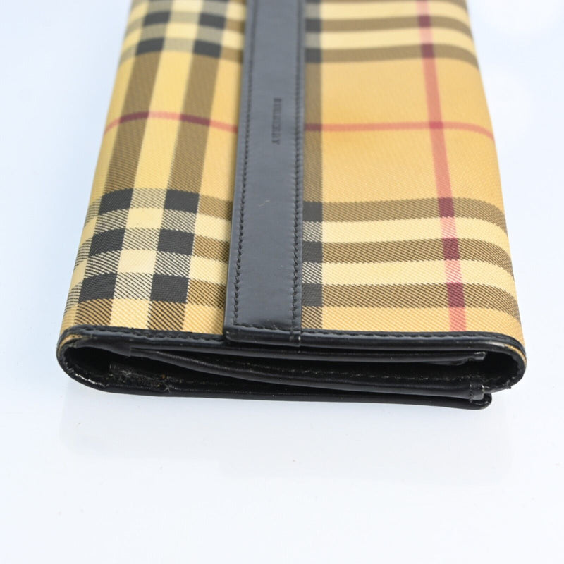 Burberry Nova Check Beige Pvc Leather