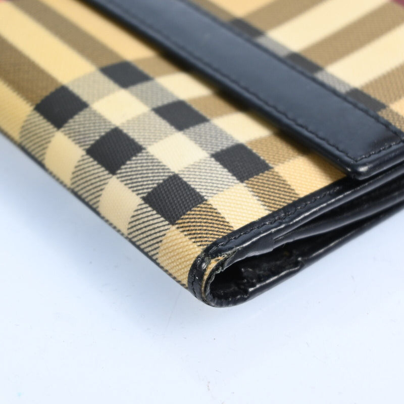 Burberry Nova Check Beige Pvc Leather