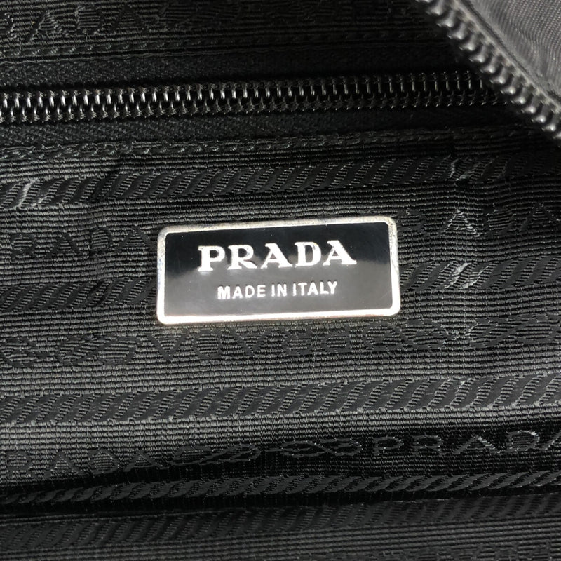 Prada Handbag Black Nylon Leather