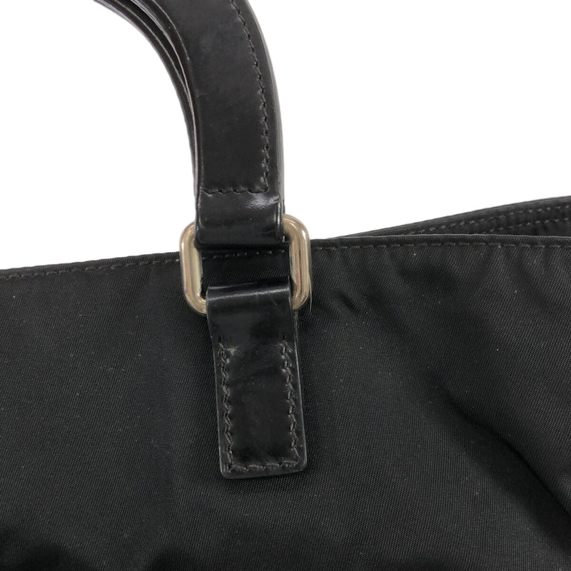 Prada Handbag Black Nylon Leather
