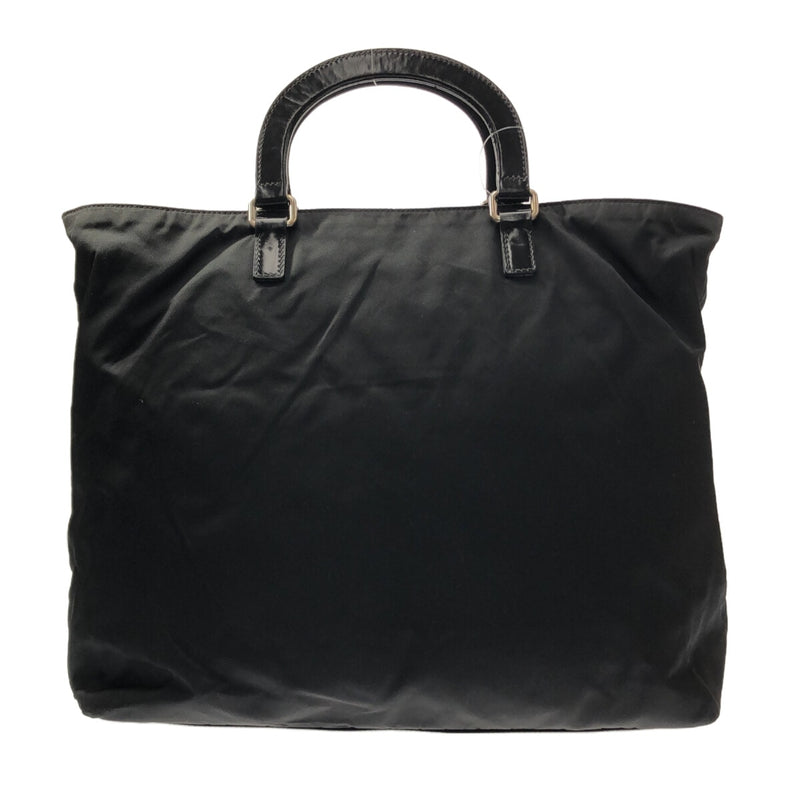 Prada Handbag Black Nylon Leather