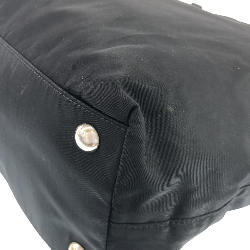 Prada Handbag Black Nylon Leather