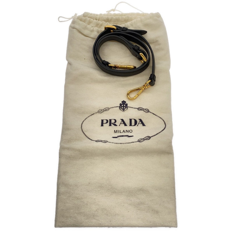 Prada Tote Bag Black Nylon Leather