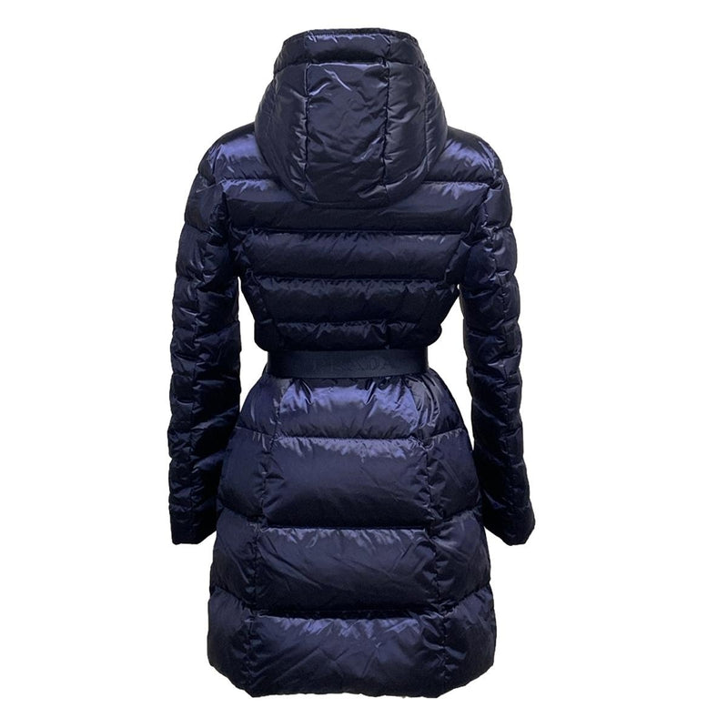 Prada Down Coat Dark Navy Nylon Women's