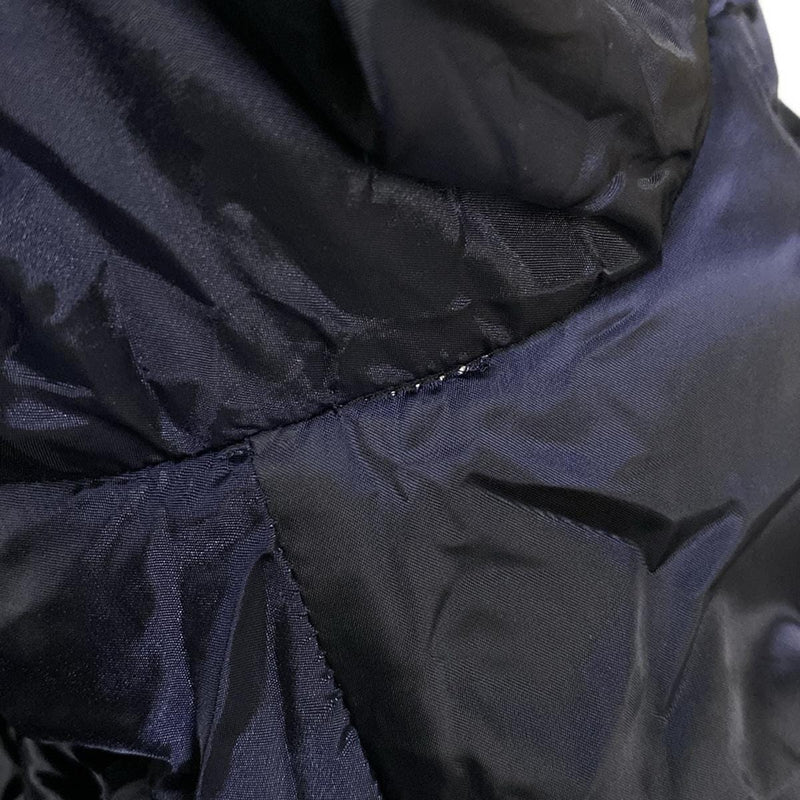 Prada Down Coat Dark Navy Nylon Women's