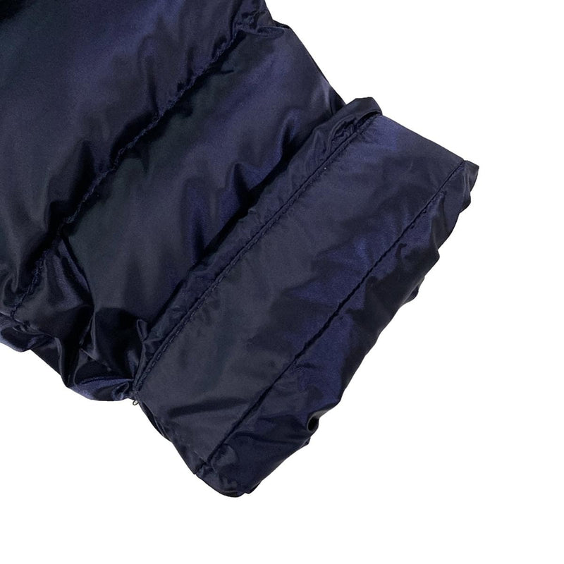 Prada Down Coat Dark Navy Nylon Women's