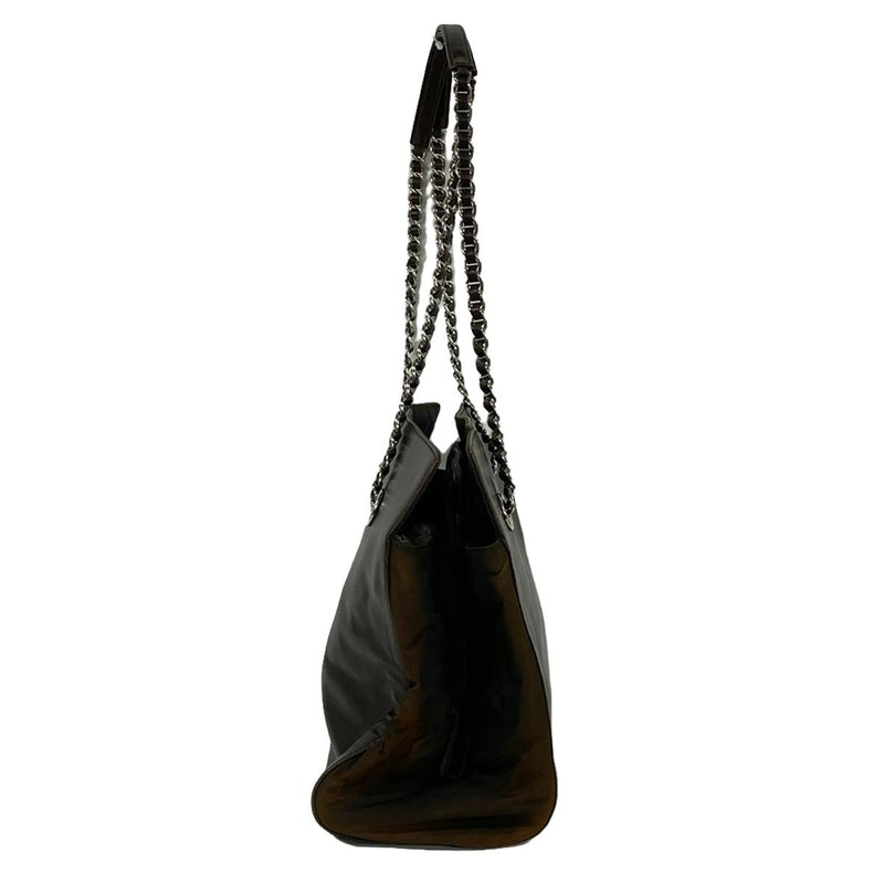 Prada Monochrome Bag Shoulder Dark Brown