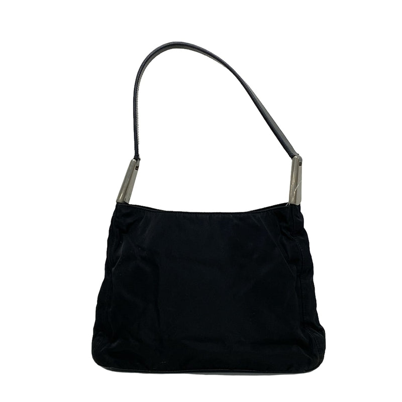 Prada Shoulder Bag Black Nylon Leather