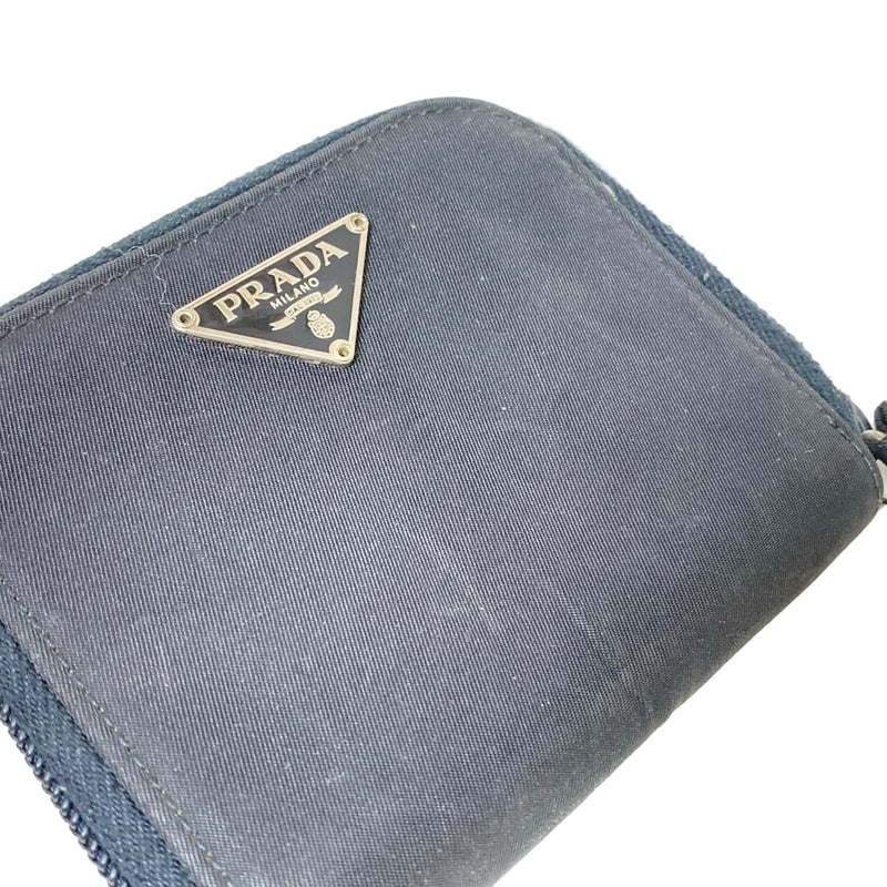 Prada Coin Case Black Nylon