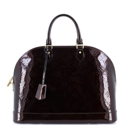 Louis Vuitton Alma Handbag Vernis Gm
