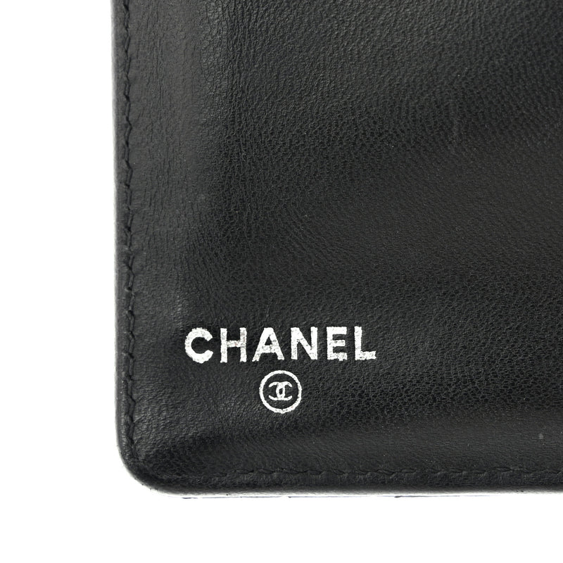 Chanel Lambskin Perforated Yen Wallet