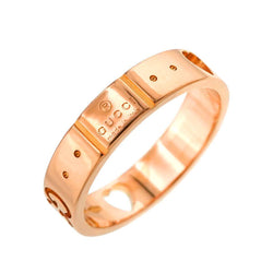 Gucci Icon Ring 18K Pg Pink Gold Size7