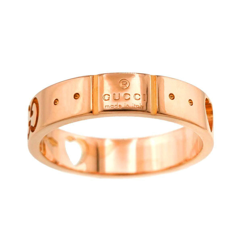 Gucci Icon Ring 18K Pg Pink Gold Size7