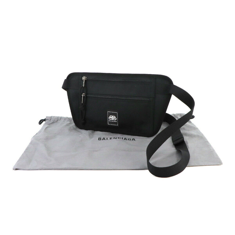 Balenciaga Week End Body Bag Nylon Black