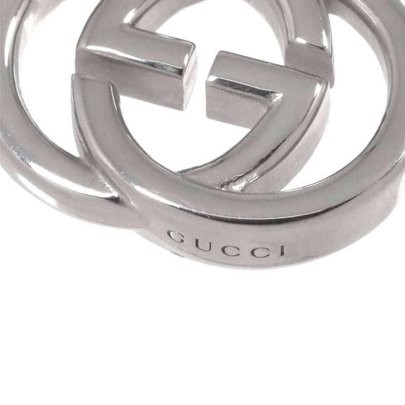 Gucci Interlocking Necklace Sv Silver