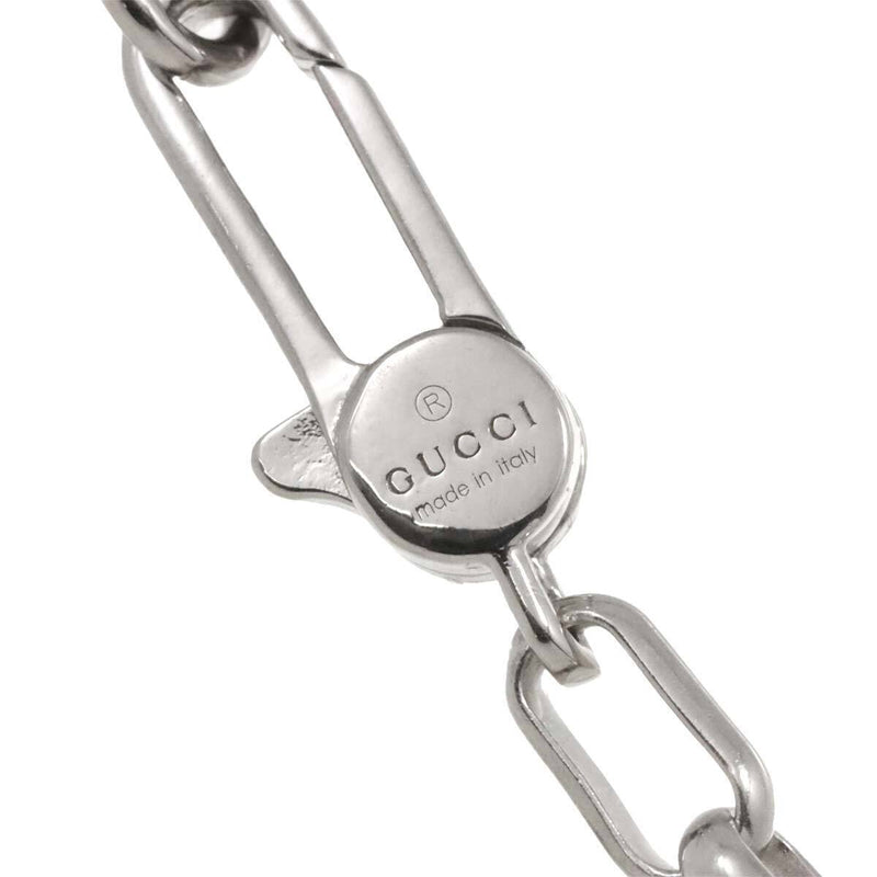 Gucci Interlocking Necklace Sv Silver