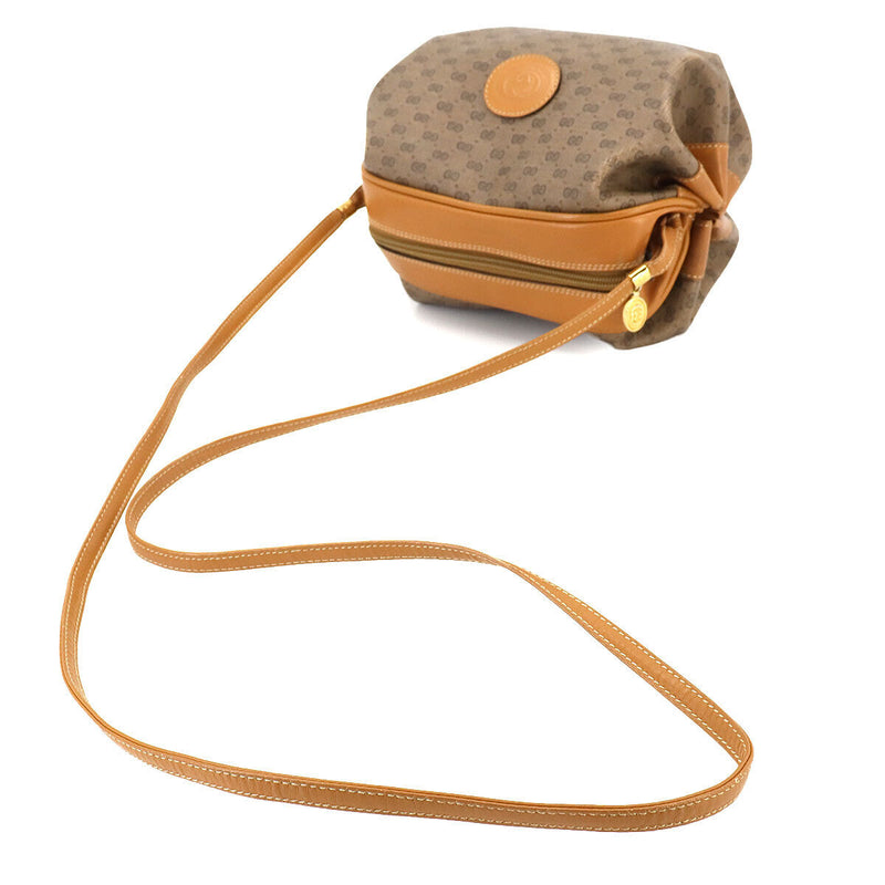 Gucci Micro Gg Shoulder Bag Pvc Leather