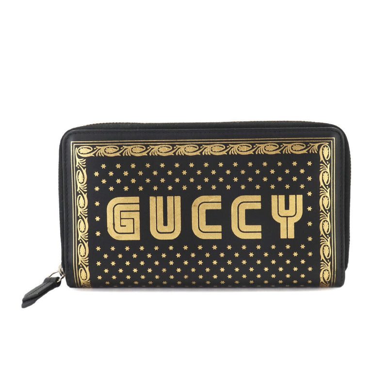 Gucci Guccy Long Wallet Leather Black