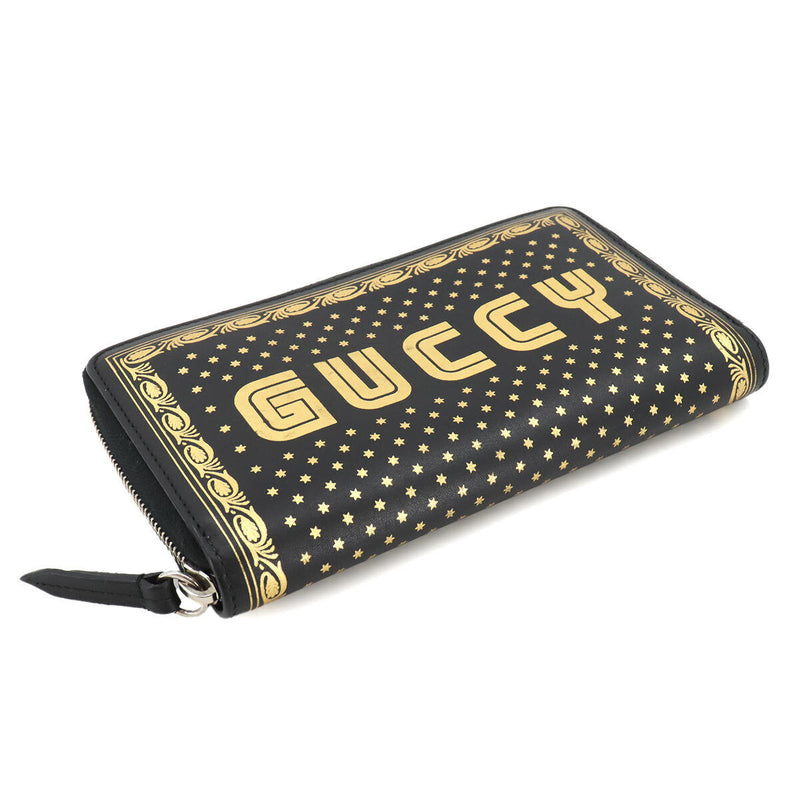 Gucci Guccy Long Wallet Leather Black