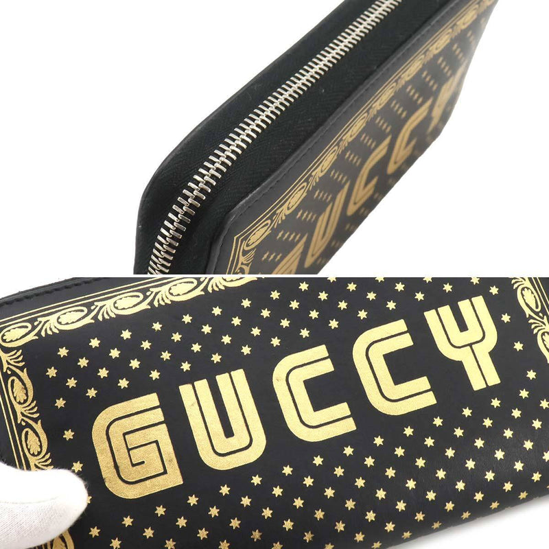 Gucci Guccy Long Wallet Leather Black