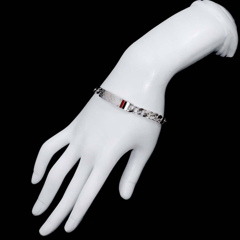 Gucci Enamel Bracelet Sv Silver