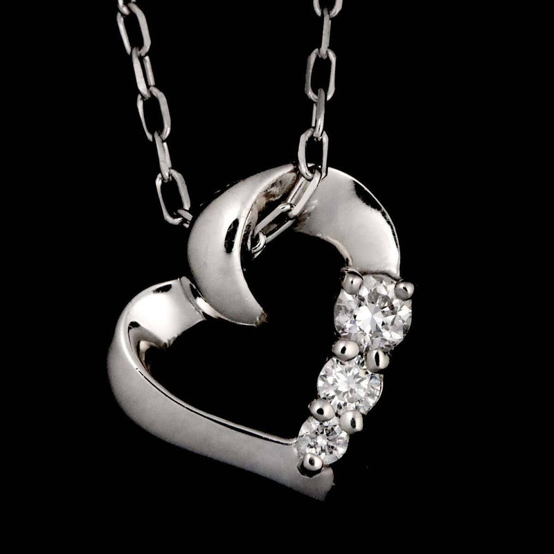 4C Heart Diamond Necklace Pt Plarinum