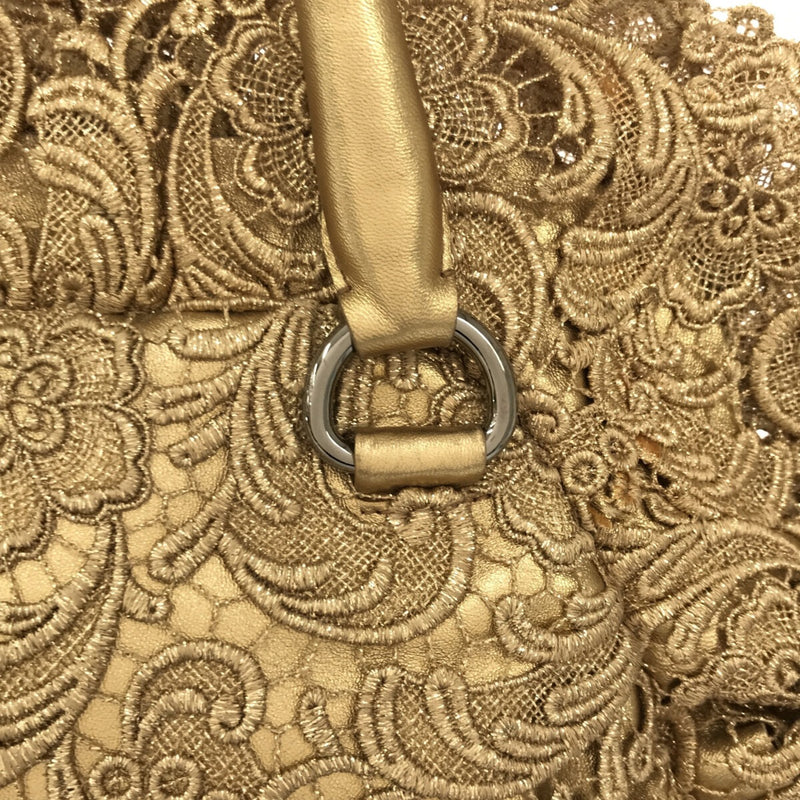 Prada Handbag Gold Chemical Fiber
