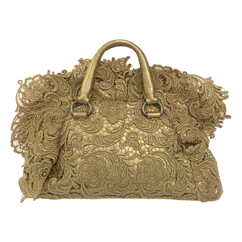 Prada Handbag Gold Chemical Fiber