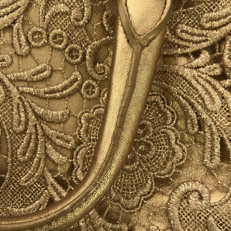 Prada Handbag Gold Chemical Fiber