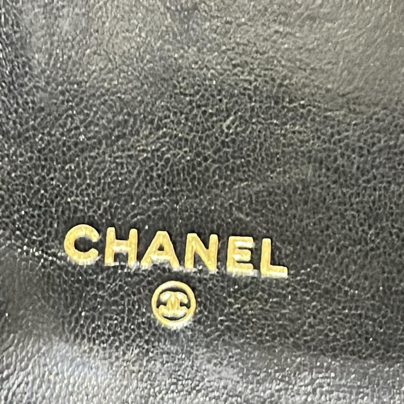 Chanel Long Wallet Black Patent/Enamel