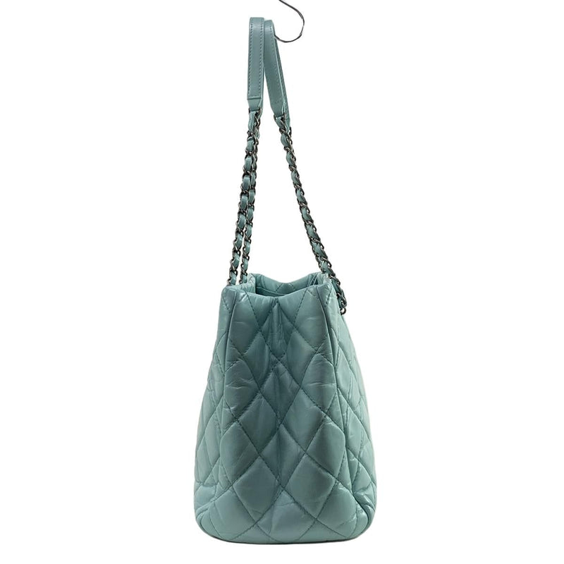 Chanel Wild Stitch Tote Bag Light Blue