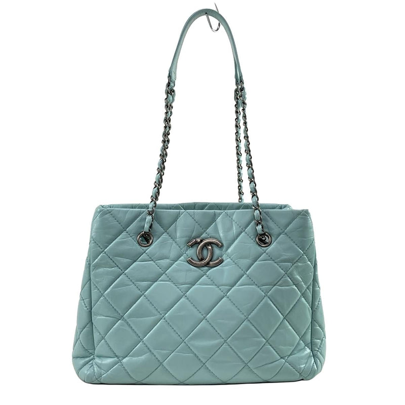 Chanel Wild Stitch Tote Bag Light Blue