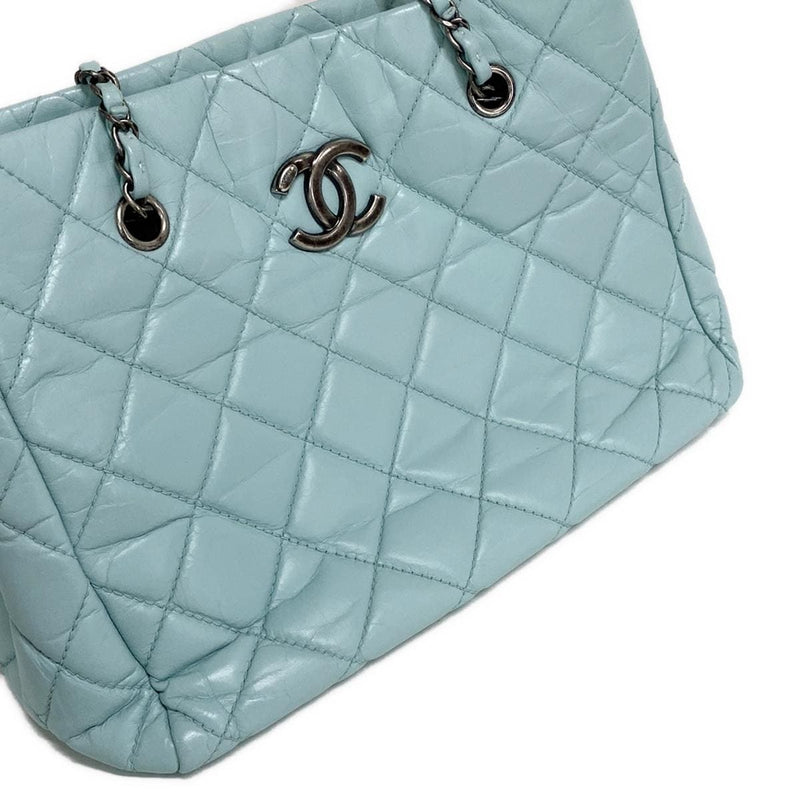 Chanel Wild Stitch Tote Bag Light Blue