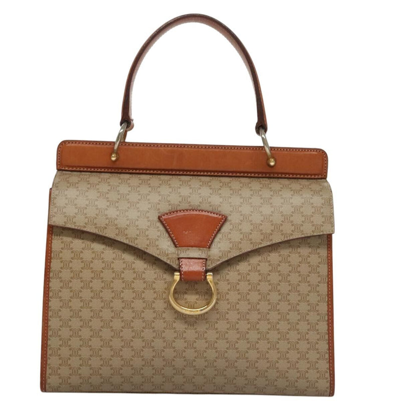 Celine Macadam Canvas Hand Bag 2Way