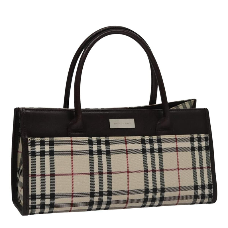 Burberry Nova Check Hand Bag Canvas