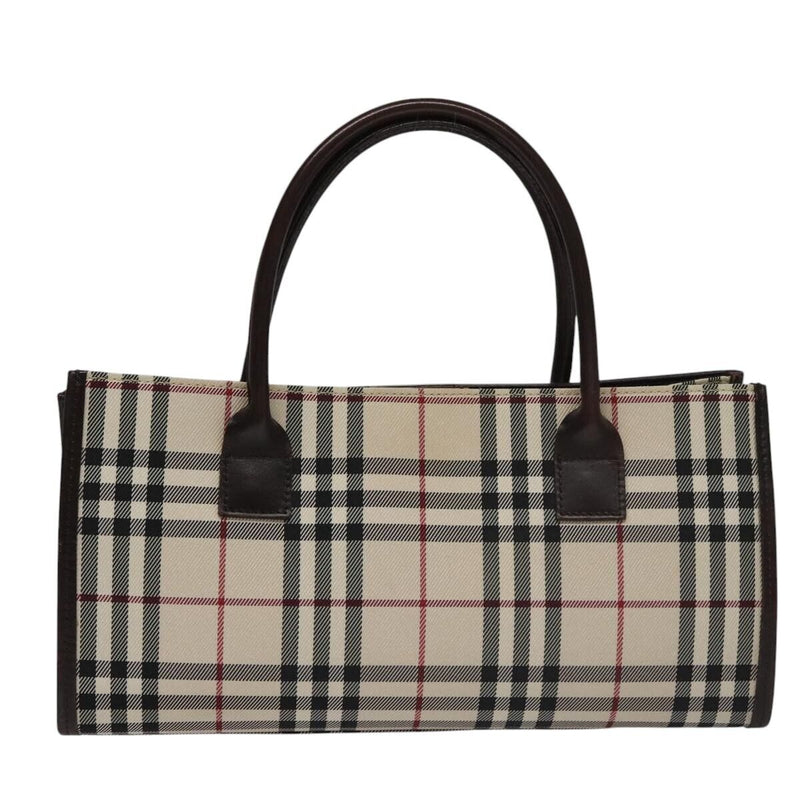 Burberry Nova Check Hand Bag Canvas