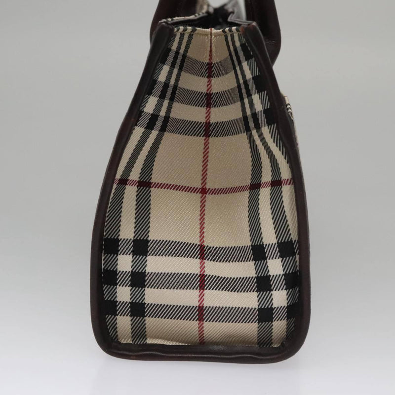 Burberry Nova Check Hand Bag Canvas