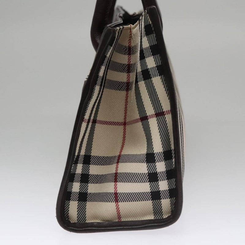 Burberry Nova Check Hand Bag Canvas