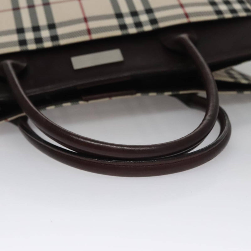 Burberry Nova Check Hand Bag Canvas