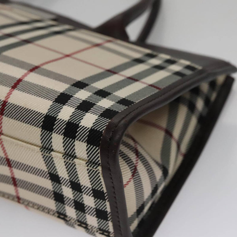 Burberry Nova Check Hand Bag Canvas