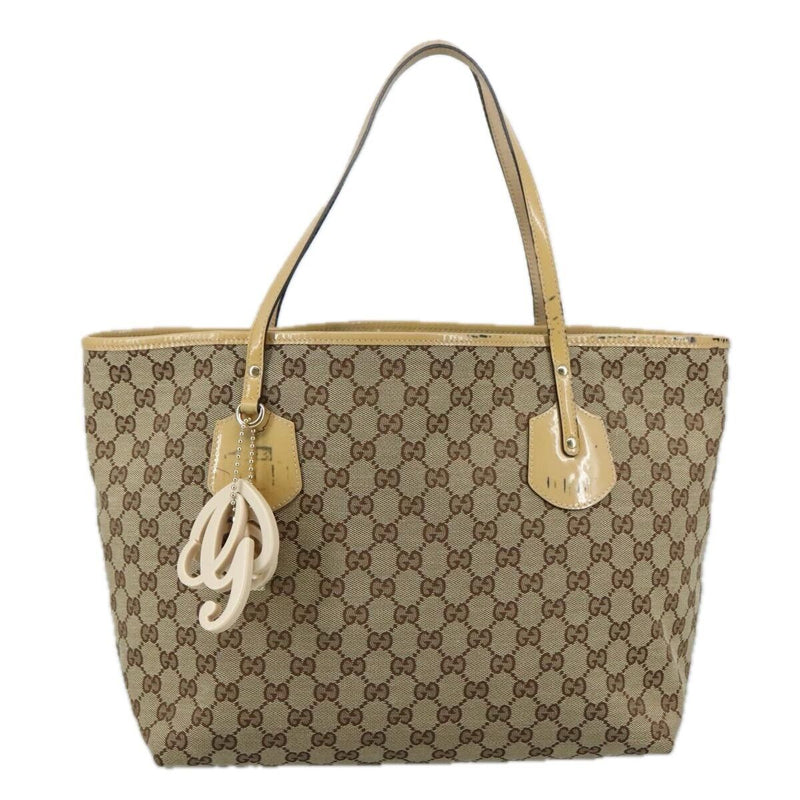 Gucci Gg Canvas Tote Bag Beige