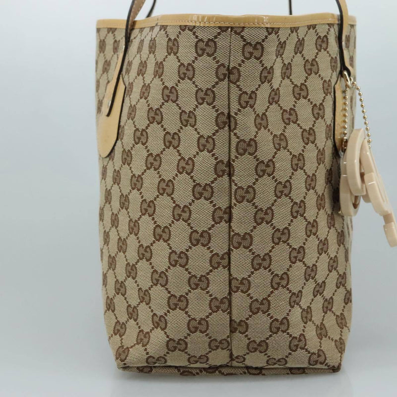 Gucci Gg Canvas Tote Bag Beige