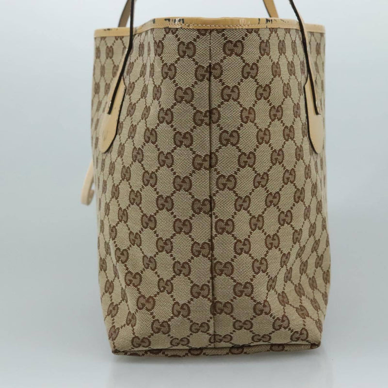 Gucci Gg Canvas Tote Bag Beige