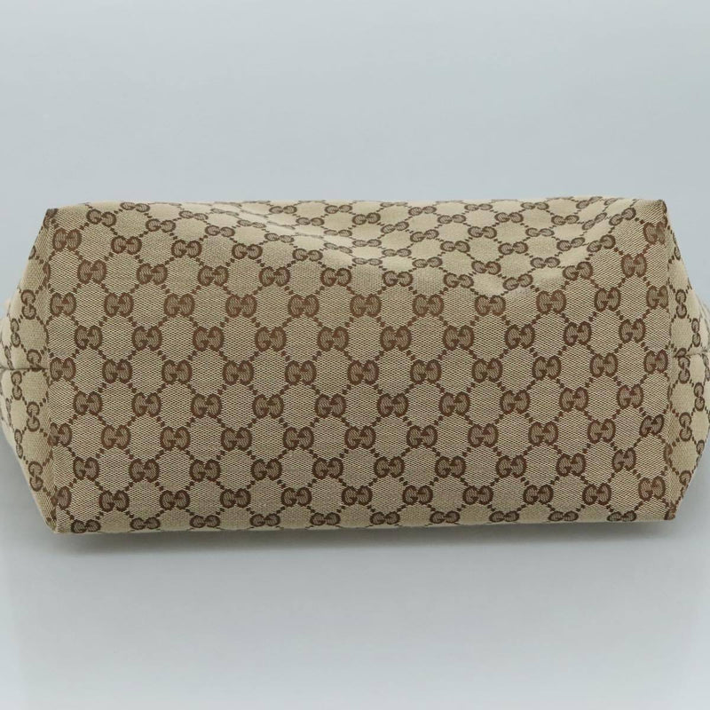 Gucci Gg Canvas Tote Bag Beige