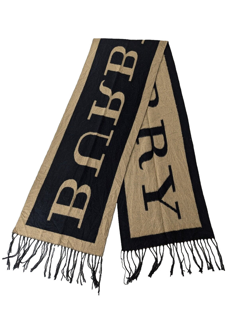 Burberry Knit Cashmere Fringe Neck